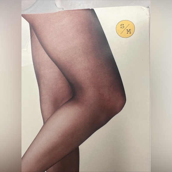 A New Day Sheer Hosiery Black tigths Size Small Medium S/M 1 Pair - Picture 3 of 5